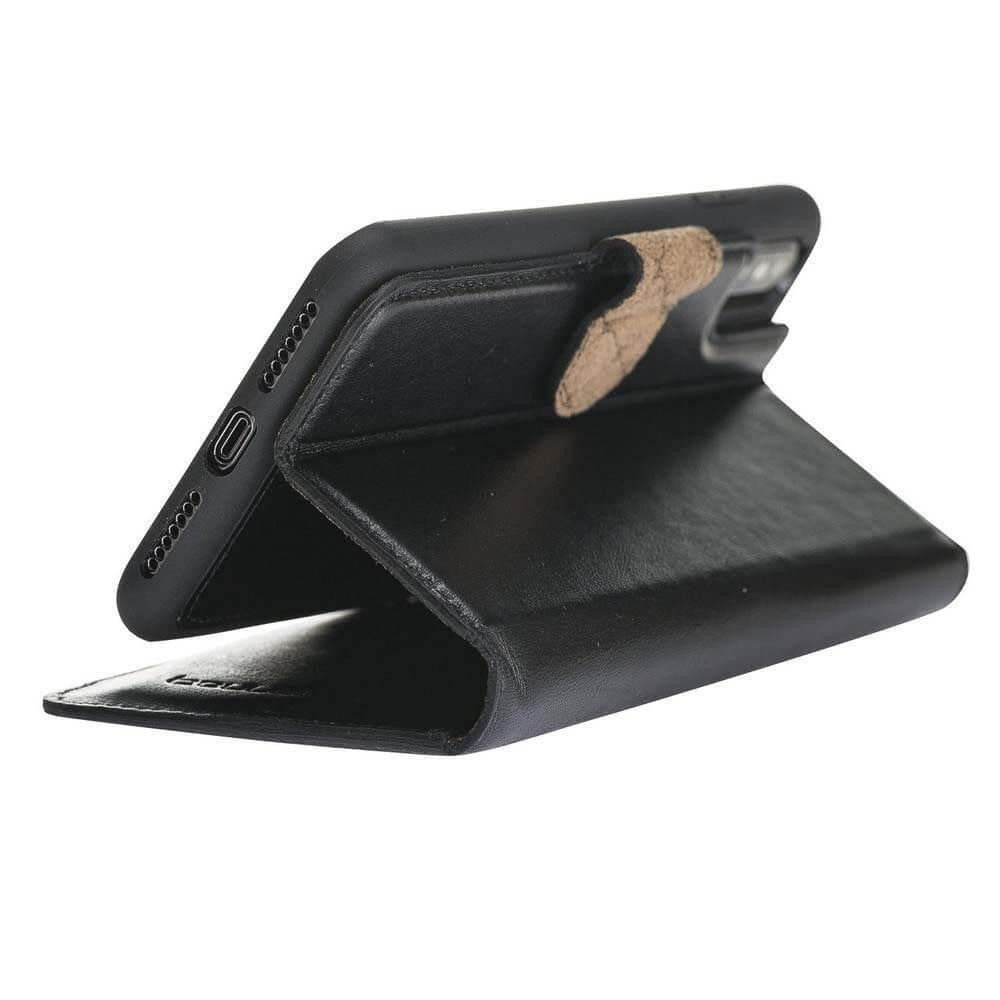 BOULETTA MAGNETISCHE ABNEHMBARE HANDYHÜLLE AUS LEDER MIT RFID-BLOCKER FÜR IPHONE XS MAX -Rustic Black