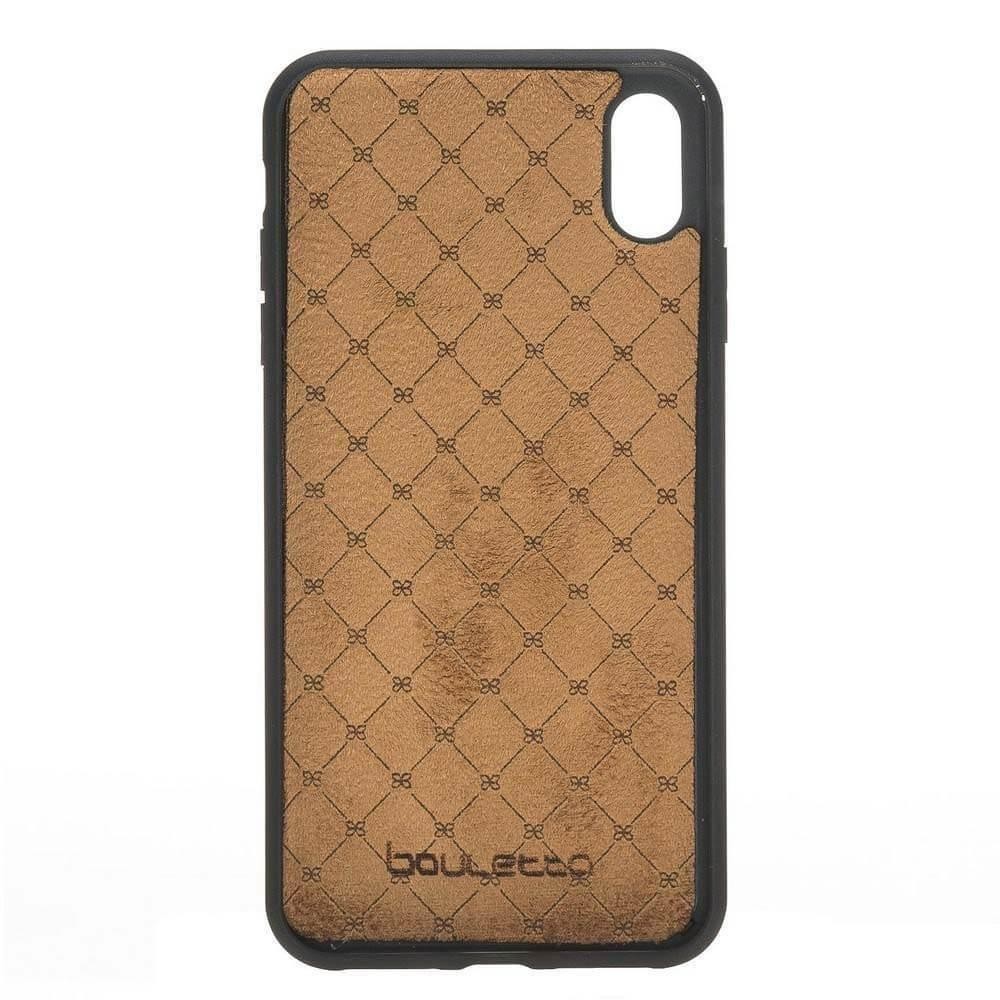 BOULETTA MAGNETISCHE ABNEHMBARE HANDYHÜLLE AUS LEDER MIT RFID-BLOCKER FÜR IPHONE XS MAX -Rustic Tan mit Effect