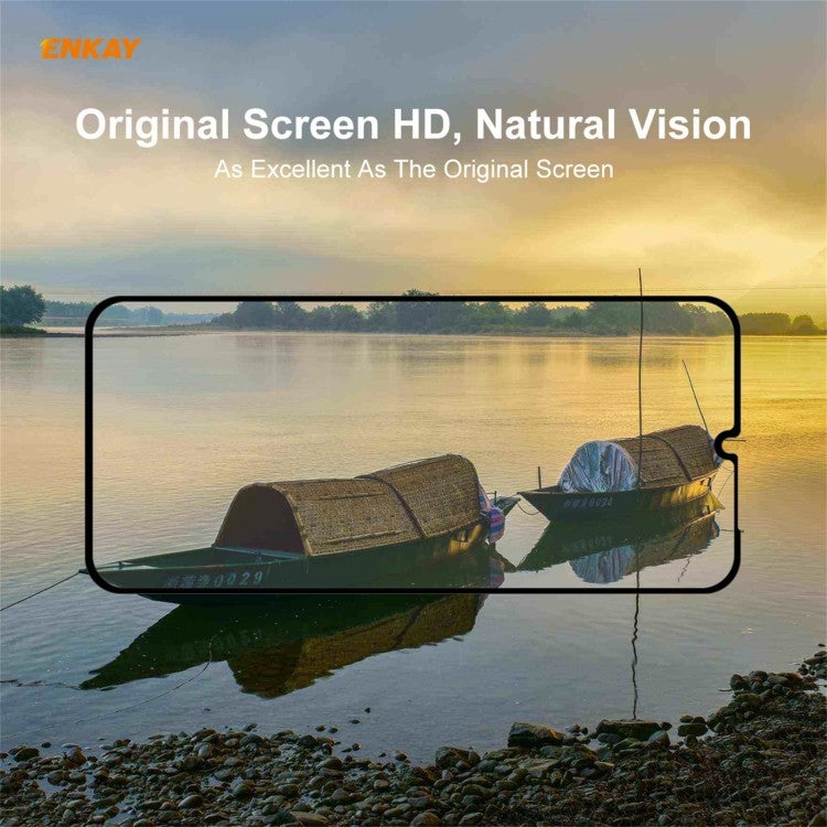 Samsung Galaxy A32 5G Enkay Temperiertes Glas Full-Kleber