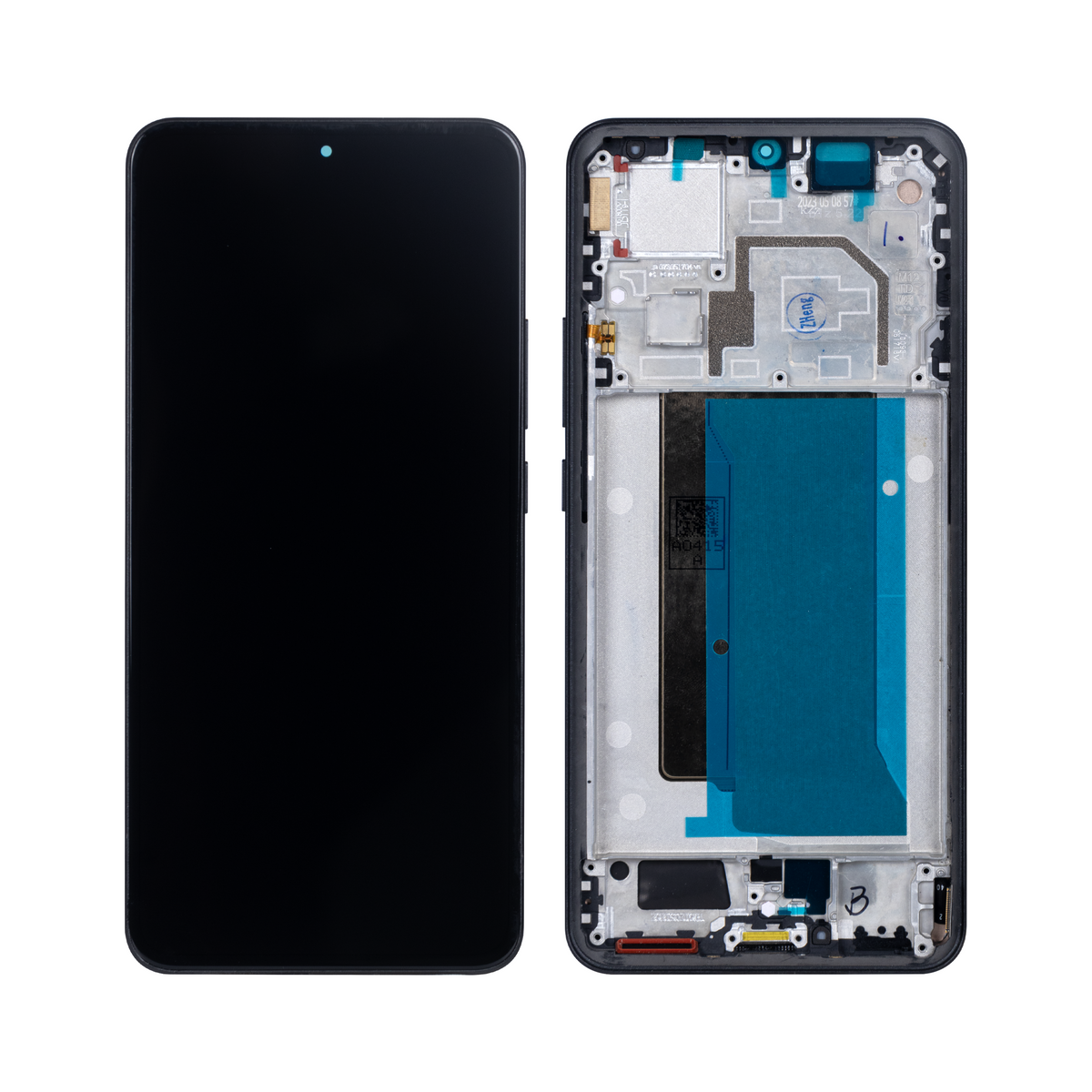 Xiaomi 13T, 13T Pro, Redmi K60 Ultra Display und Digitizer mit Rahmen, Schwarz (OEM)