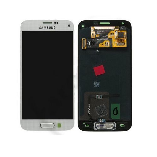 Original Weiss LCD Samsung Galaxy S5 Mini SM-G800F