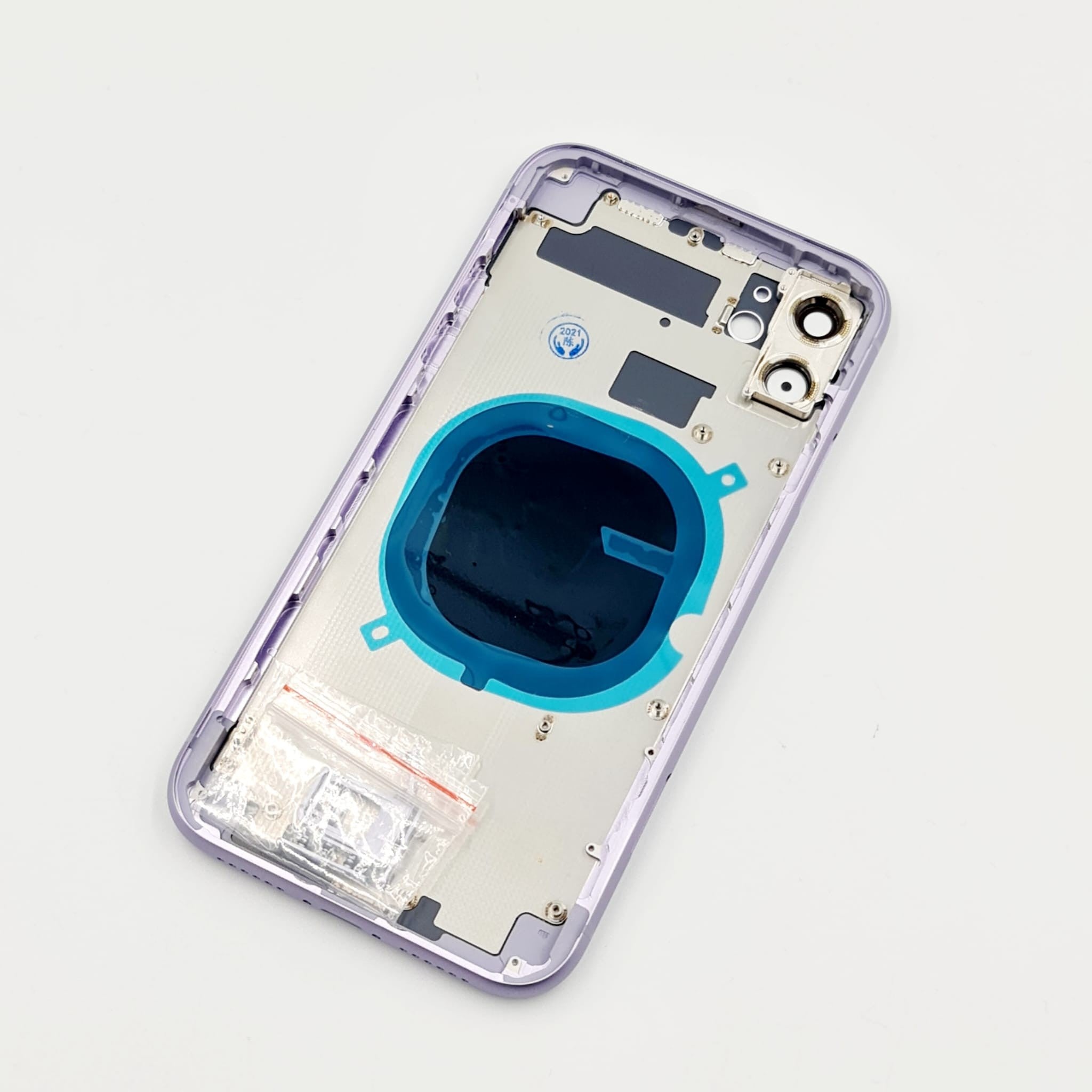 iPhone 11 Gehäuse Glas Backcover Rückdeckel Akkudeckel Violett