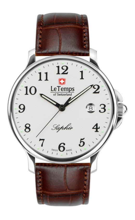 Le Temps of Switzerland Herrenuhren "ZAFIRA GENT 41" Ø 41mm LT1067.01BL02