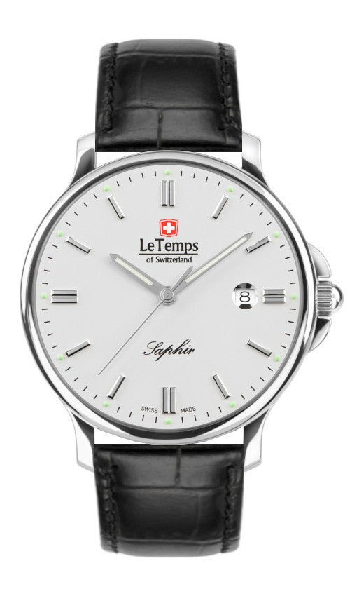 Le Temps of Switzerland Herrenuhren "ZAFIRA GENT 41" Ø 41mm LT1067.03BL01