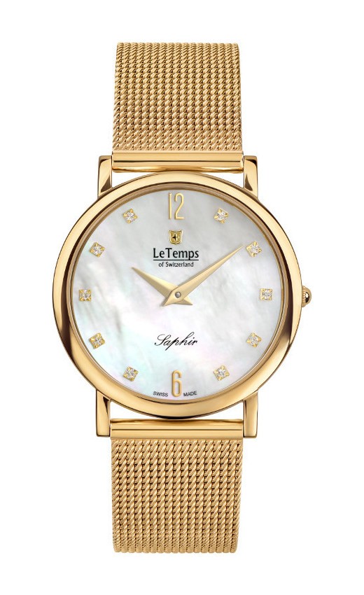 Le Temps Damenuhr "ZAFIRA SLIM" Ø 34 mm LT1085.65BD01
