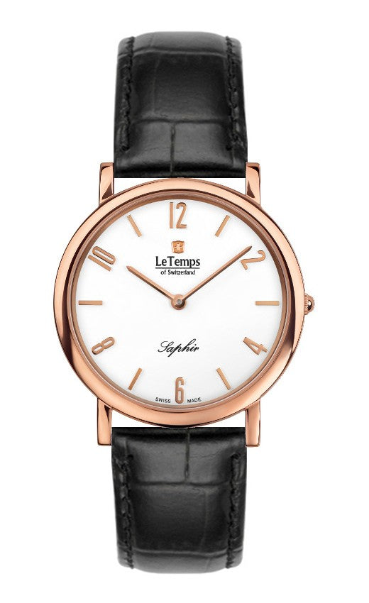 Le Temps Damenuhr "ZAFIRA SLIM SWAROVSKI" Ø 34 mm LT1085.51BL51
