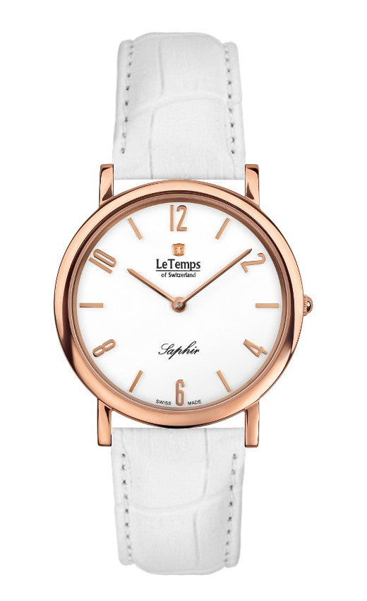 Le Temps Damenuhr "ZAFIRA SLIM SWAROVSKI" Ø 34 mm LT1085.51BL54