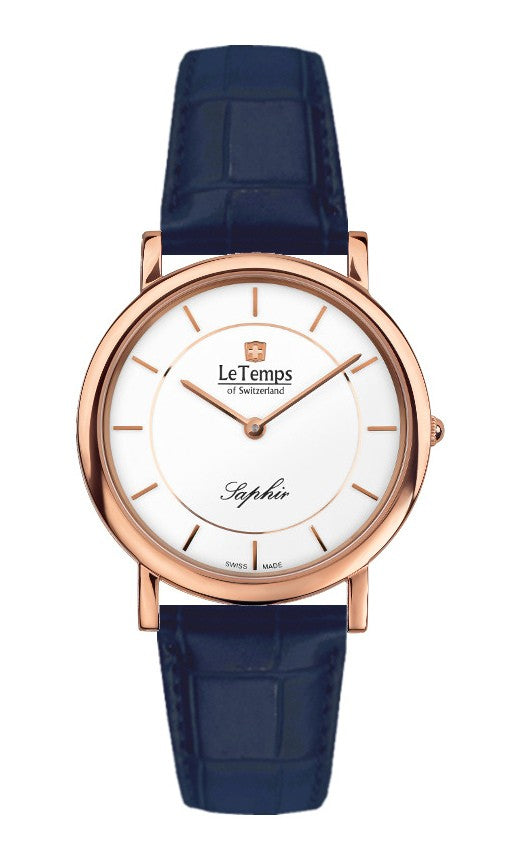 Le Temps Damenuhr "ZAFIRA SLIM " Ø 34 mm LT1085.53BL53