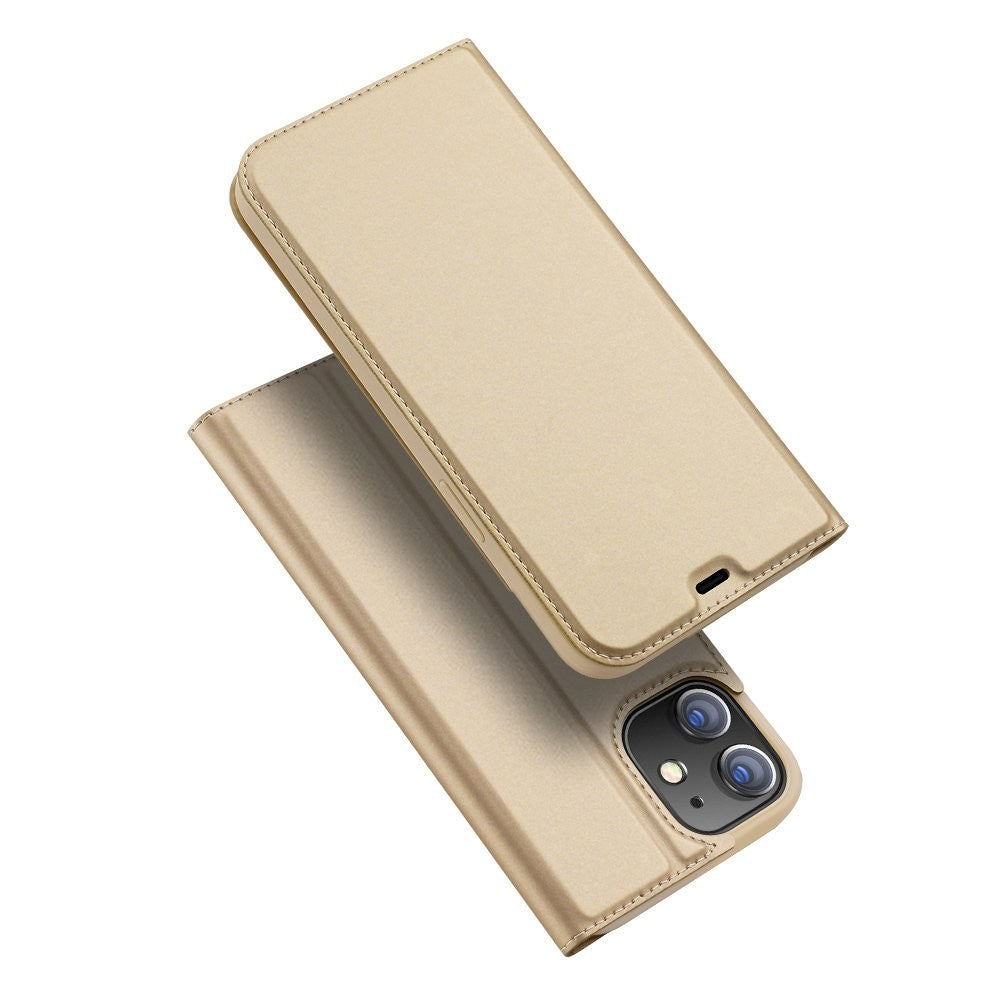 DUX DUCIS Skin Pro Holsterhülle Elegantes Etui für iPhone 12 mini pink