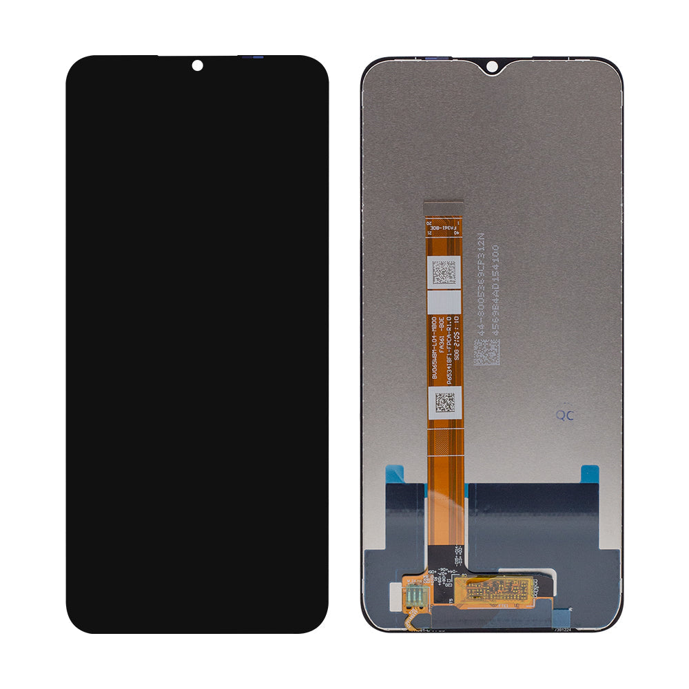 Oppo A15, A15S Display und Digitizer ohne Rahmen, Schwarz, OEM