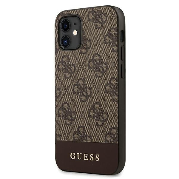 Guess iPhone 12 Pro Max 6,7 Blumenkollektion Handyhülle marineblau