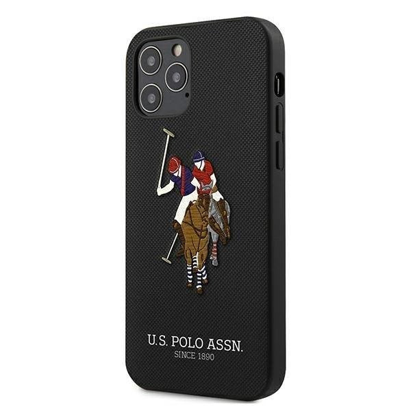 US Polo iPhone 12/12 Pro 6.1" Polo Embroidery Collection Handyhülle schwarz