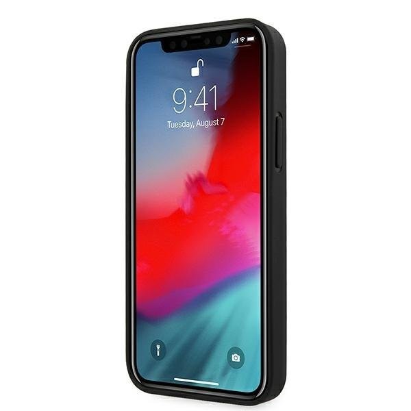 Guess Ratet mal GUHCP12M4GDBR iPhone 12/12 Pro 6.1" Hardcase 4G Stripe braun