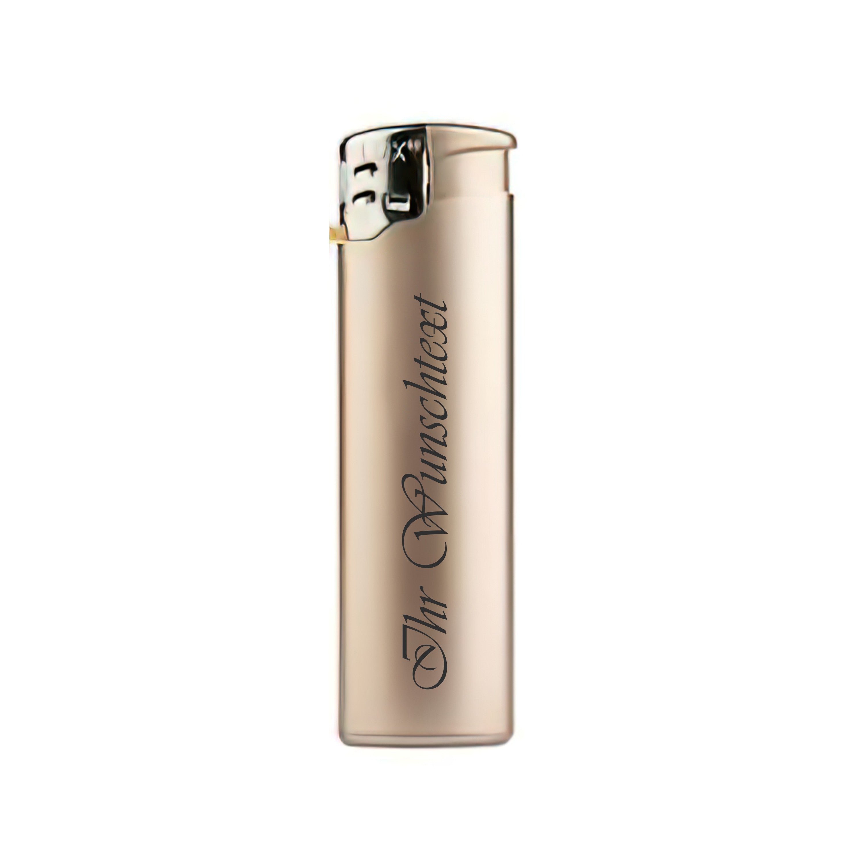 Feuerzeuge edle Metallic Serie Gold (Auf Wunsch mit Gravur)