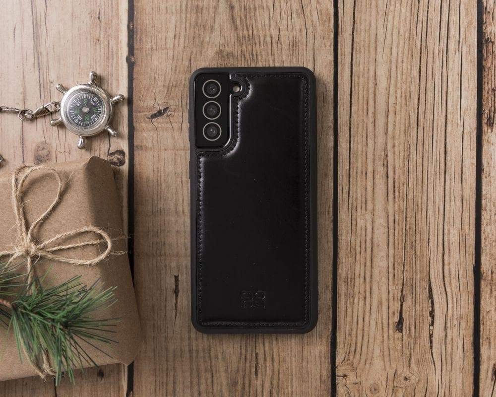 BOULETTA FLEX COVER BACK LEDER CASE FÜR SAMSUNG GALAXY S21 PLUS- Black