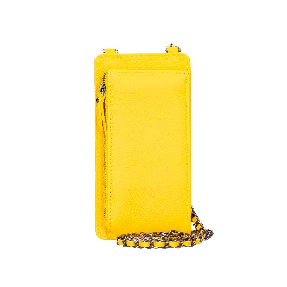 Bouletta Avjin Echtleder universal Handytasche mit Schulterriemen bis 6.7" - Grün
