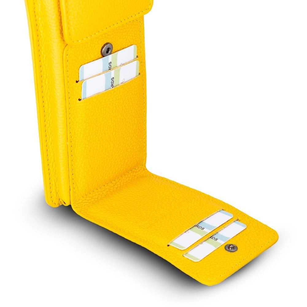 Bouletta Avjin Echtleder universal Handytasche mit Schulterriemen bis 6.7" - Grün