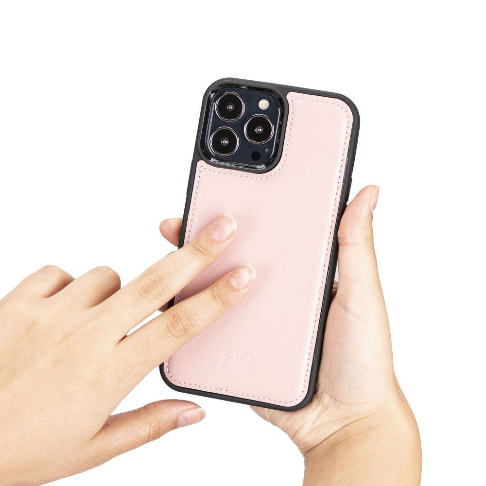 Bouletta Flex Cover Back Leder Case für iPhone 13 Pro Max 6.7 - Lila