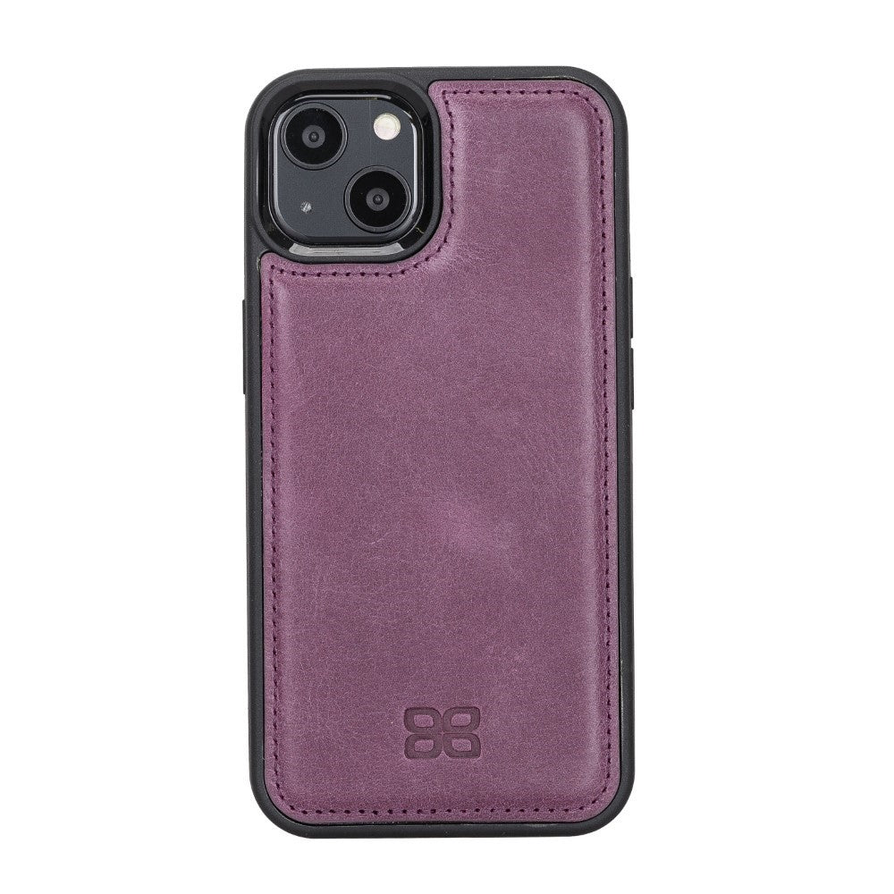 Bouletta Flex Cover Back Leder Case für iPhone 13 - Lila