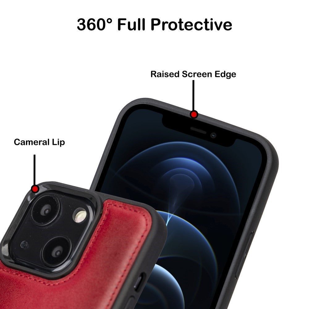 Bouletta Flex Cover Back Leder Case für iPhone 13 Serien