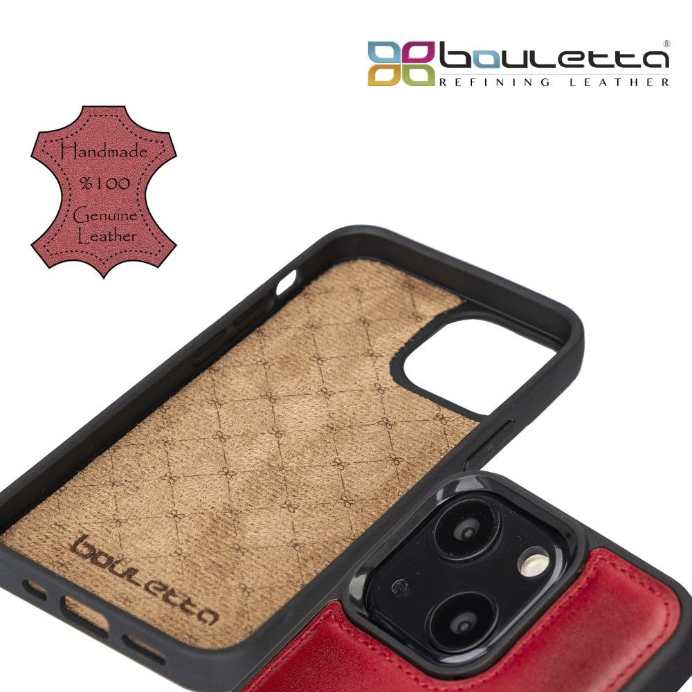Bouletta Flex Cover Back Leder Case für iPhone 13 Serien