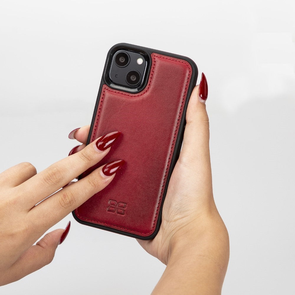Bouletta Flex Cover Back Leder Case für iPhone 13 Serien