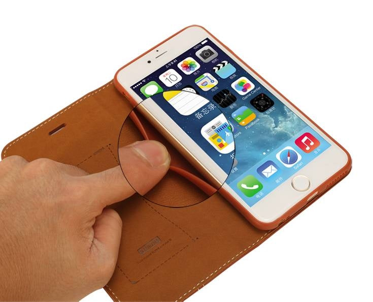 Pink Echt Leder Book Tasche Kreditkarten Galaxy S6 Edge +
