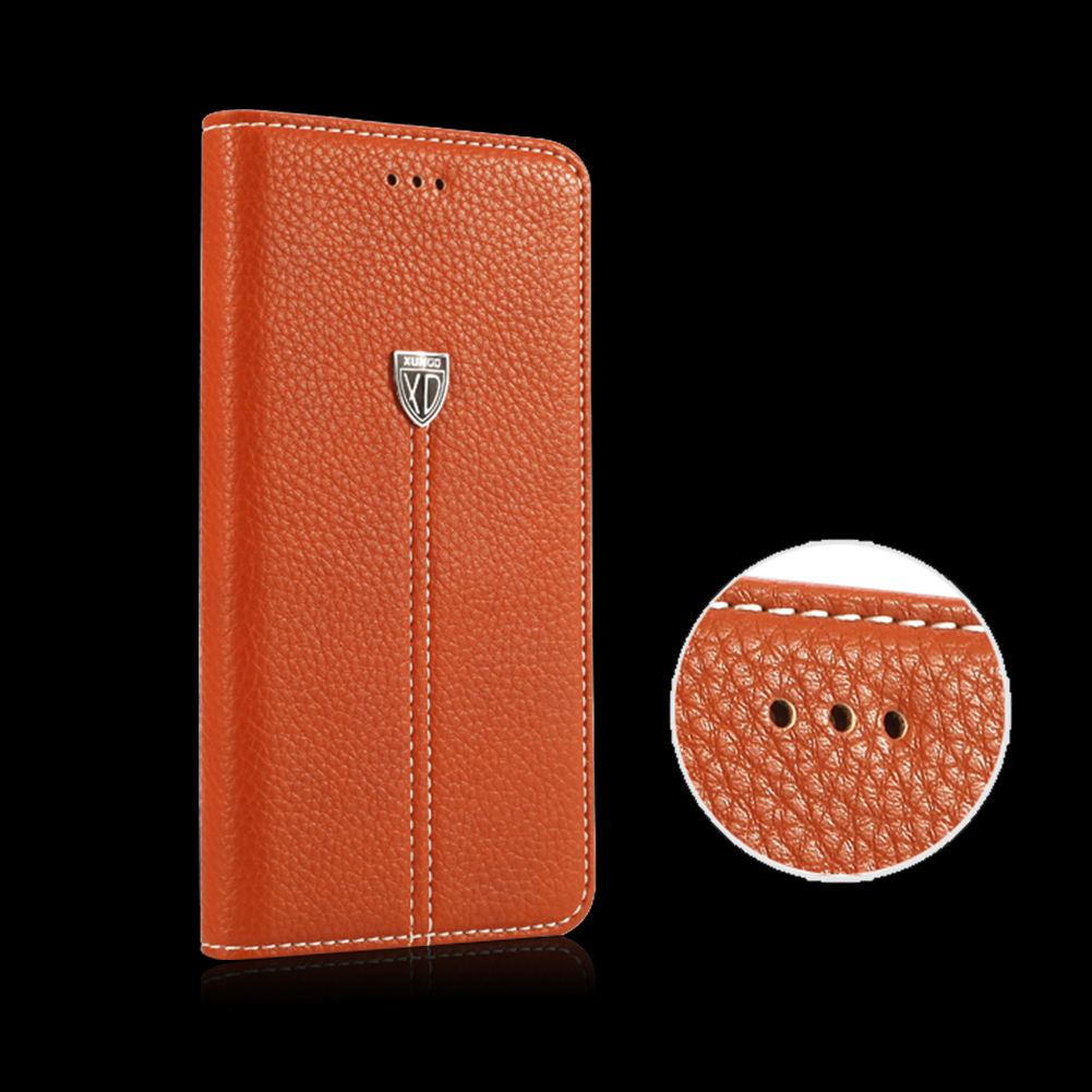 Pink Echt Leder Book Tasche Kreditkarten Galaxy S6 Edge +