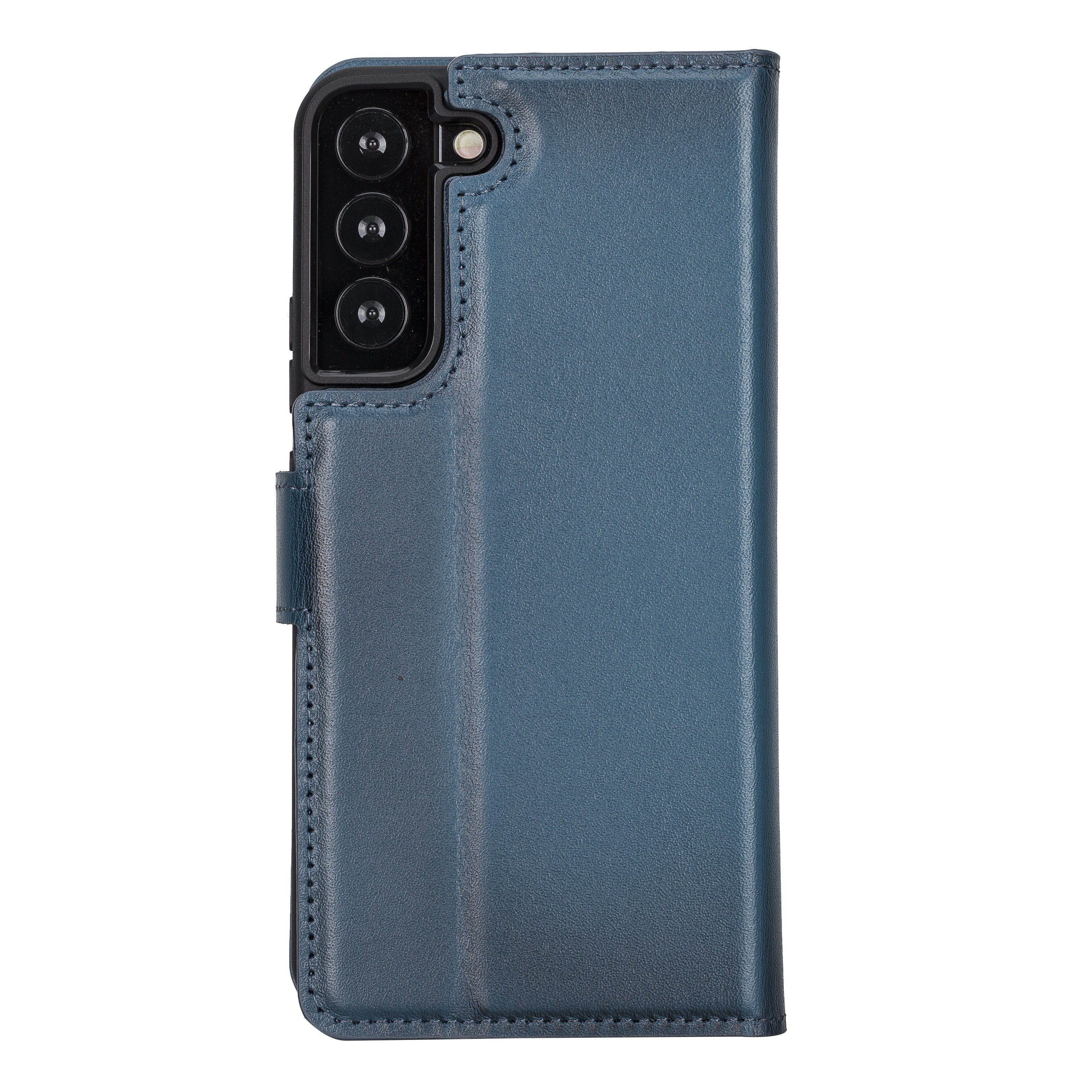 BOULETTA MAGNETISCH ABNEHMBARE LEDERHÜLLE FÜR SAMSUNG GALAXY S22 Plus - Blau