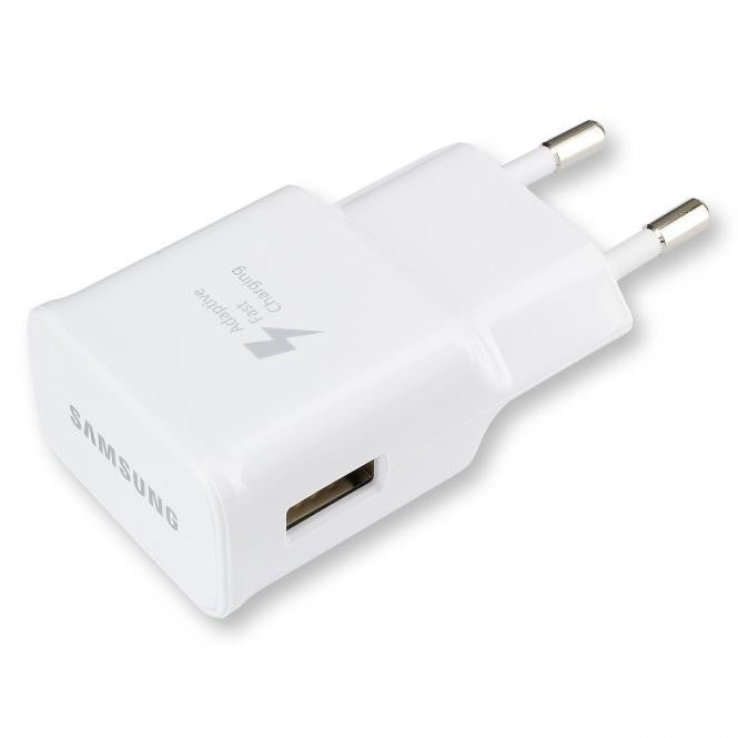 Samsung Reiseladegerät (Adaptive Fast Charging) EP-TA20EWENGEU ohne Datenkabel, Weiß Blister
