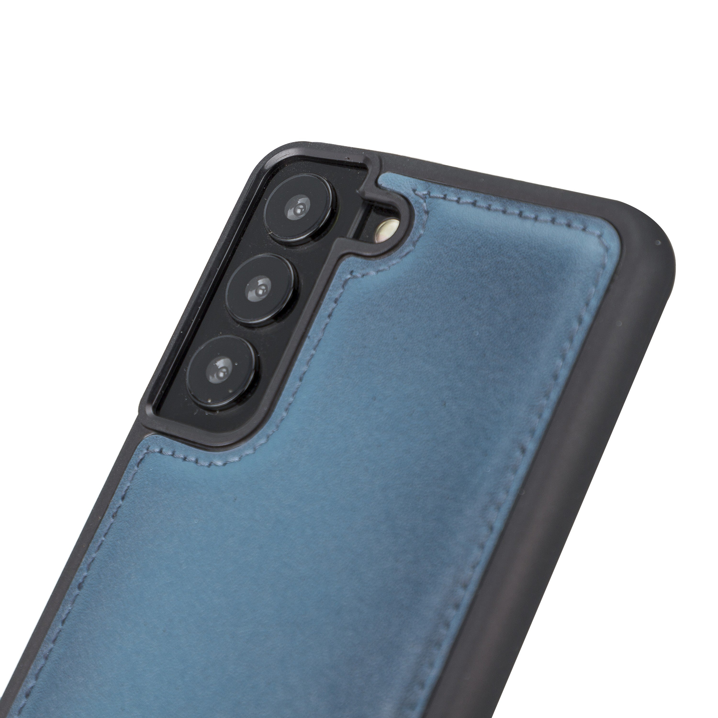 BOULETTA FLEX COVER BACK LEDER CASE FÜR SAMSUNG GALAXY S22 - Blau