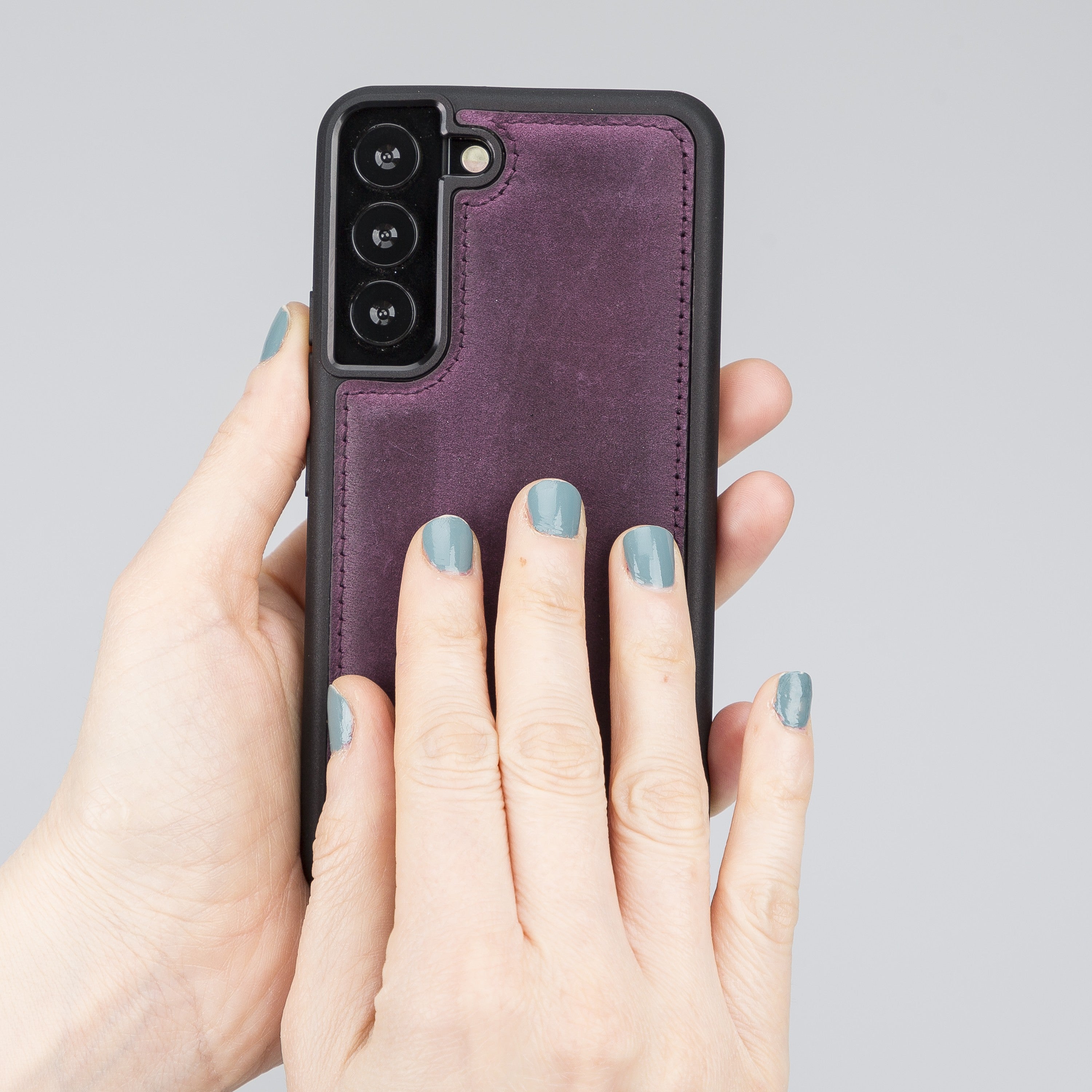 BOULETTA FLEX COVER BACK LEDER CASE FÜR SAMSUNG GALAXY S22 - Lila