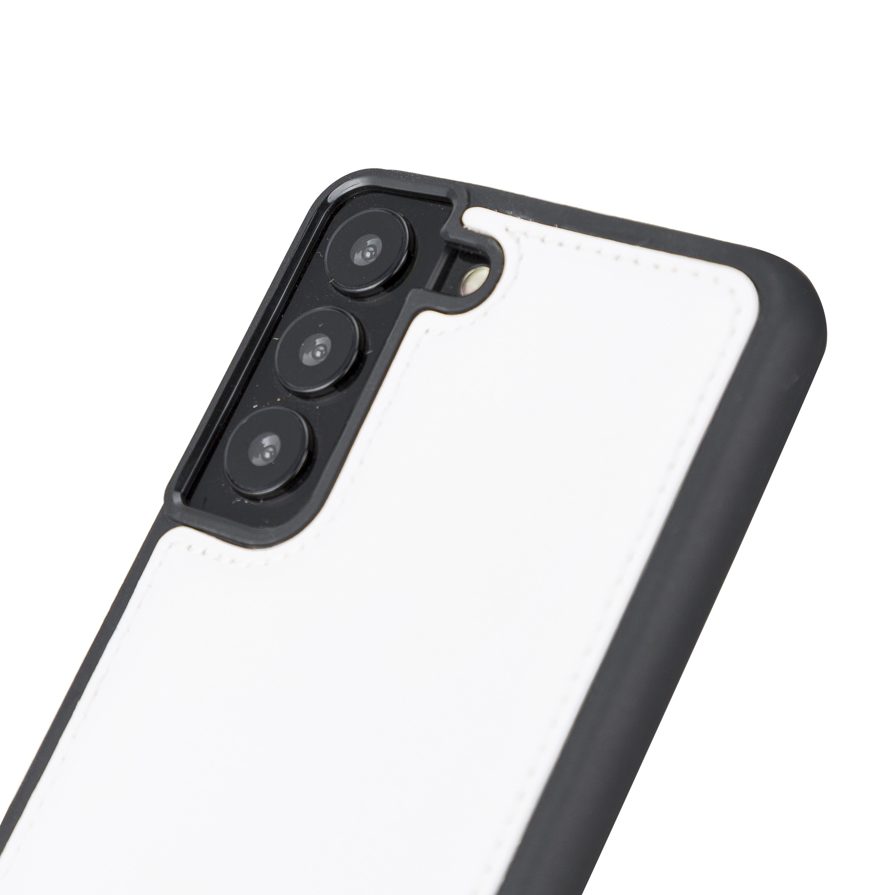 BOULETTA FLEX COVER BACK LEDER CASE FÜR SAMSUNG GALAXY S22 - Weiss