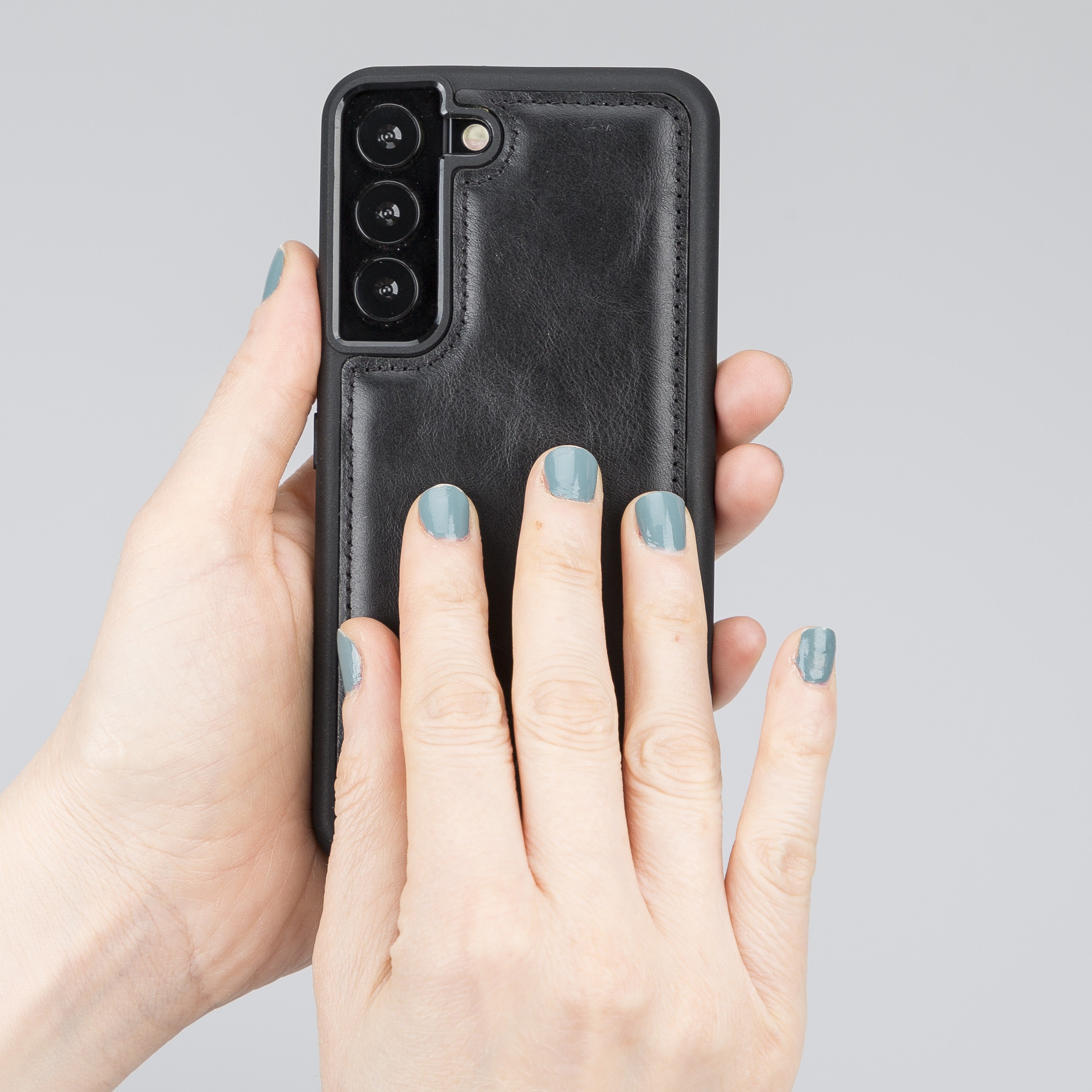 BOULETTA FLEX COVER BACK LEDER CASE FÜR SAMSUNG GALAXY S22 - Schwarz
