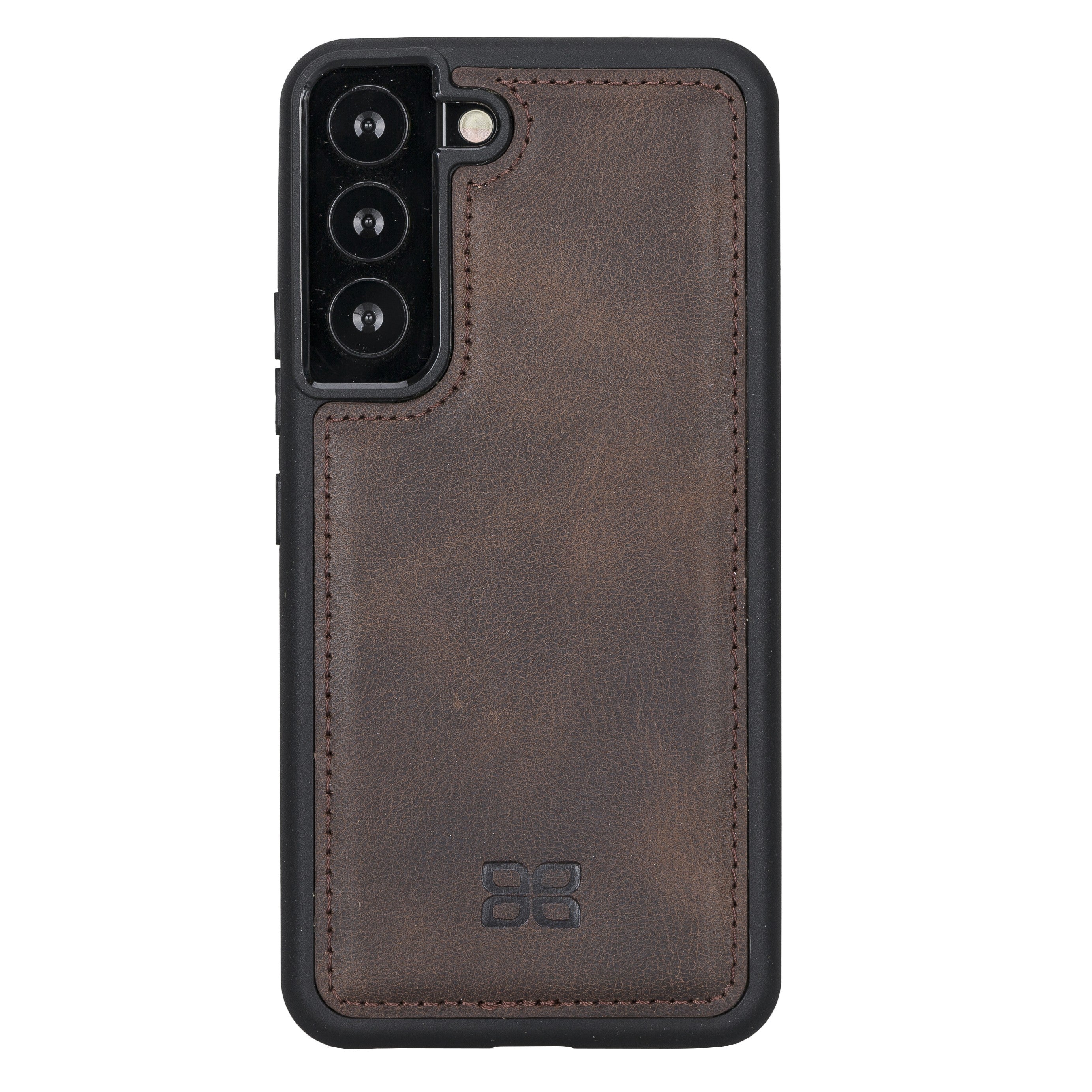 BOULETTA FLEX COVER BACK LEDER CASE FÜR SAMSUNG GALAXY S22 - Dunkelbraun