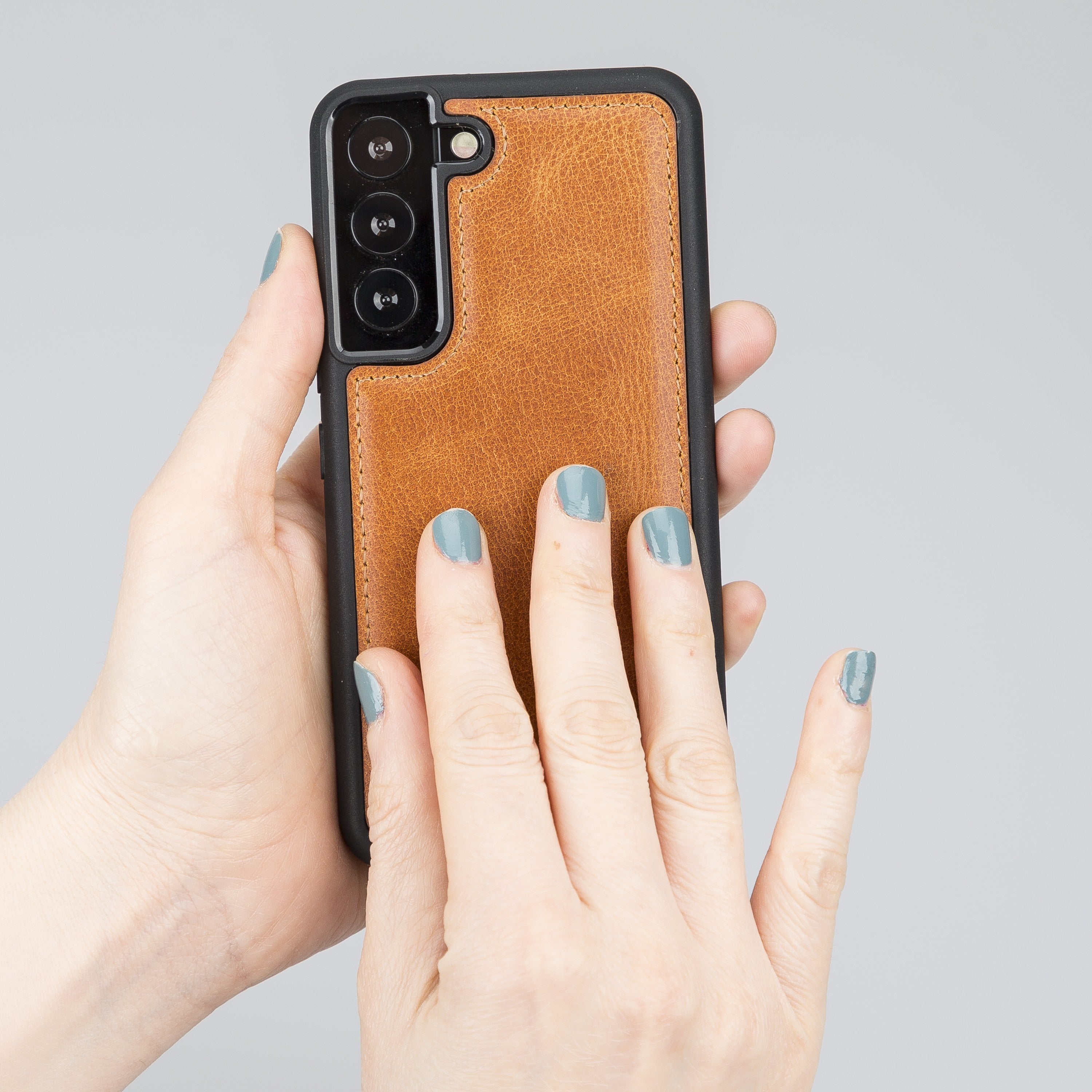 BOULETTA FLEX COVER BACK LEDER CASE FÜR SAMSUNG GALAXY S22 - Vegetal Tan