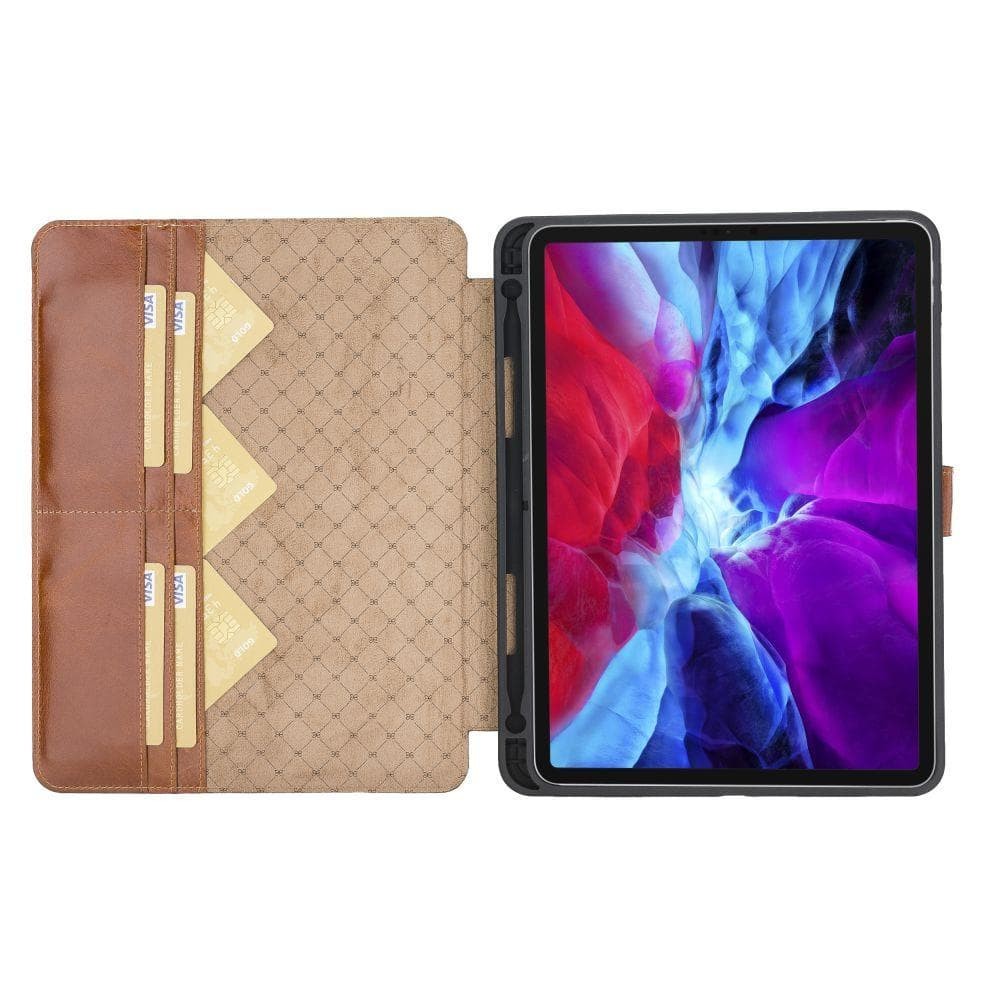 iPad Pro 12.9" Leder-Etui für die 4. Generation - Tan Felix Modell