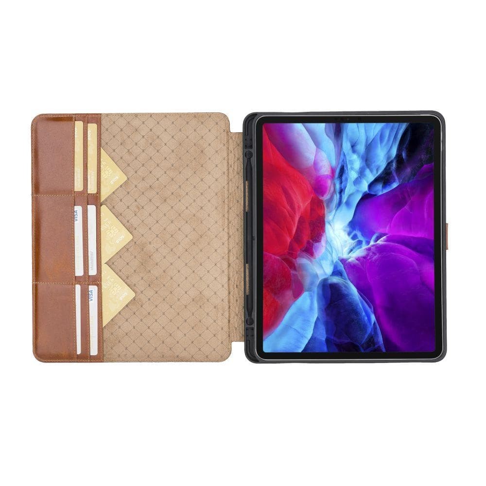 iPad Pro 11" Leder-Etui für die 2. Generation - Modell Tan Eto