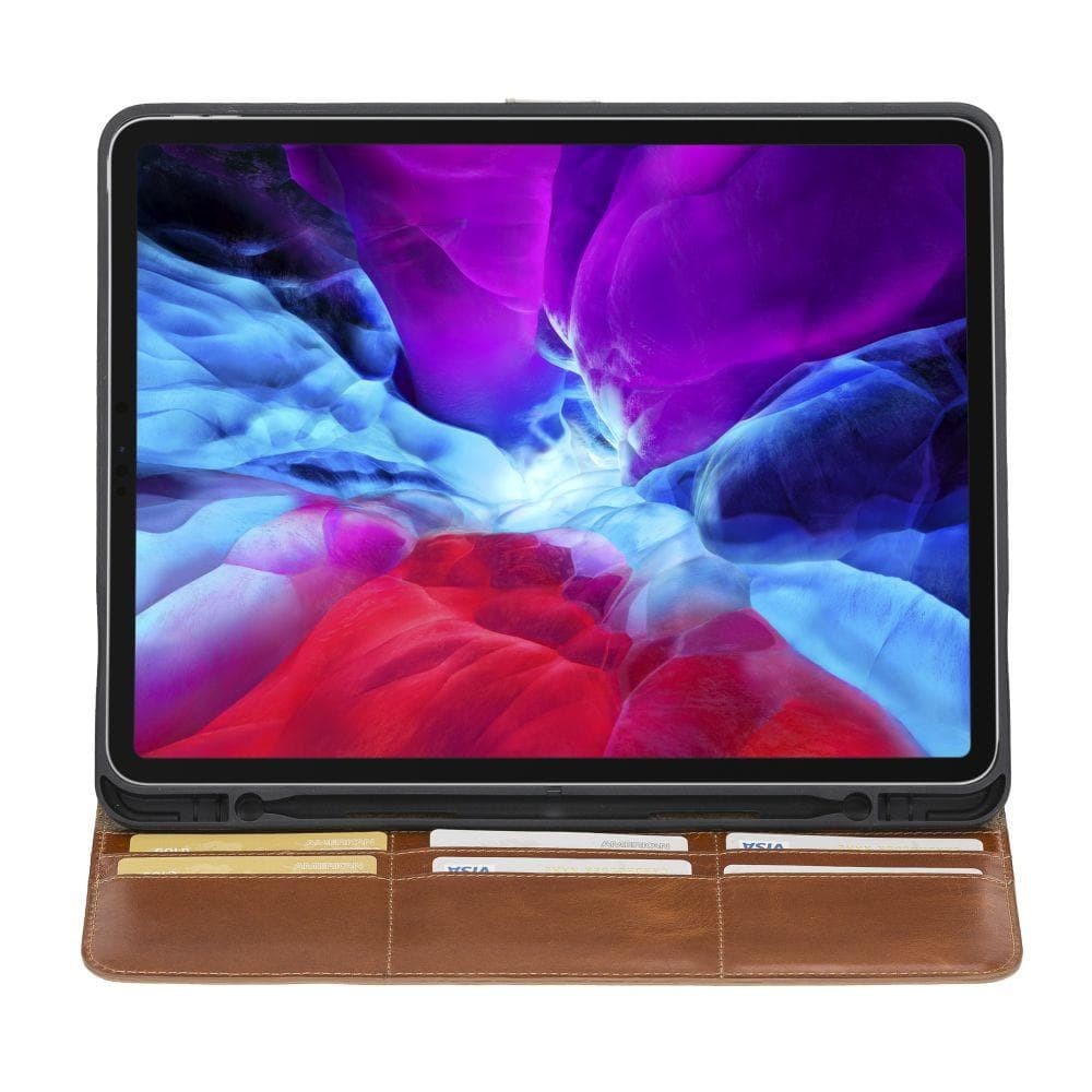 iPad Pro 11" Leder-Etui für die 2. Generation - Modell Tan Eto