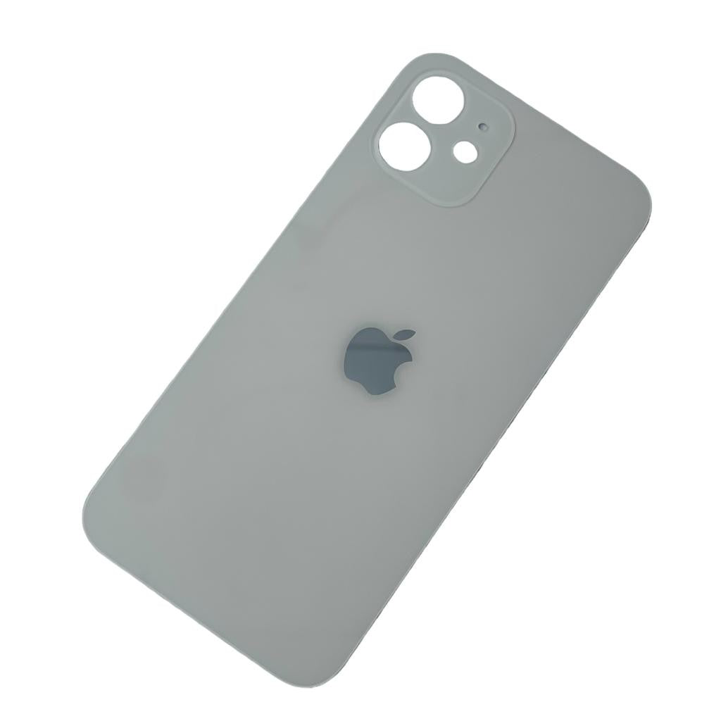 iPhone 12 Back Glass Akkudeckel Rückschale Big Hole Weiss