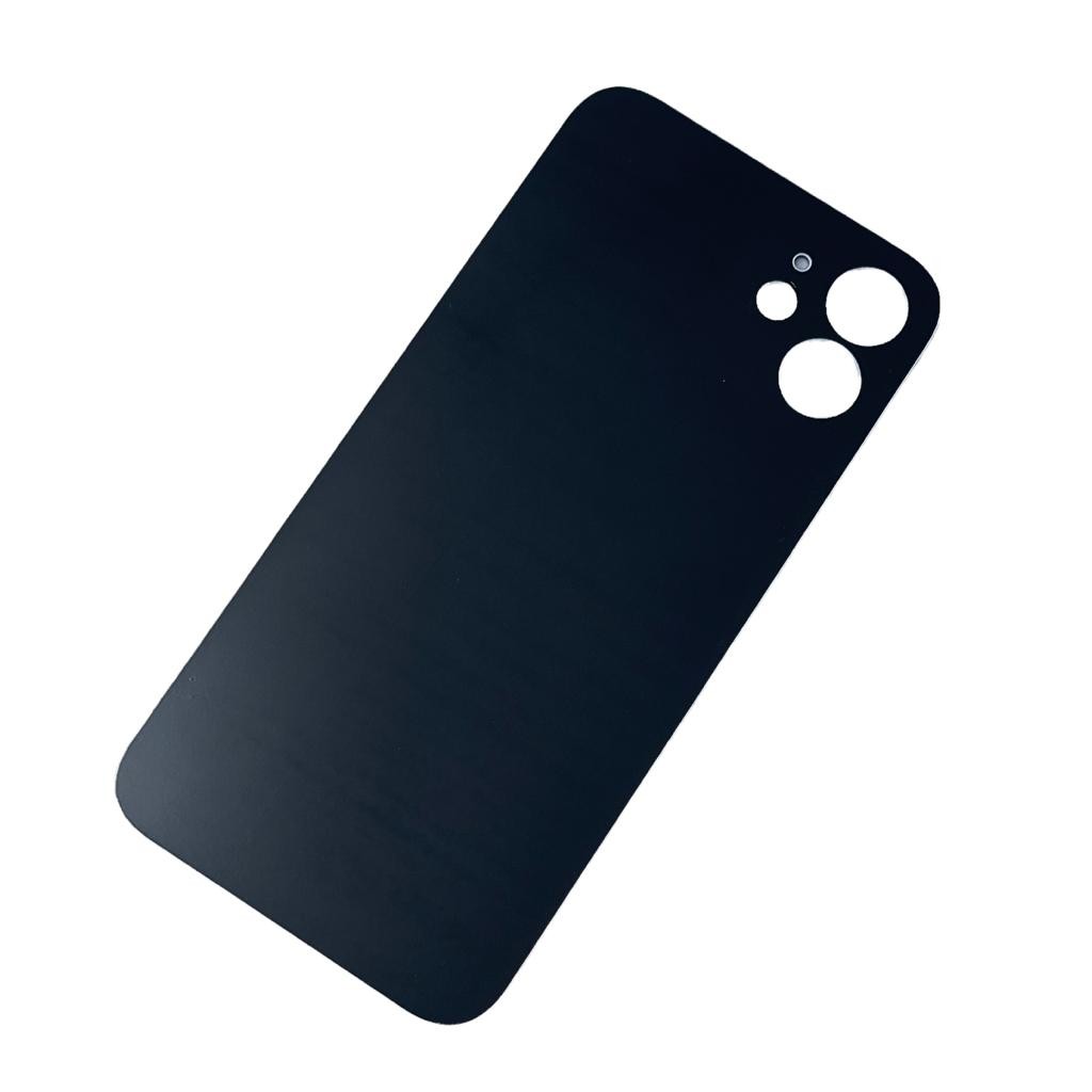 iPhone 12 Back Glass Akkudeckel Rückschale Big Hole Schwarz