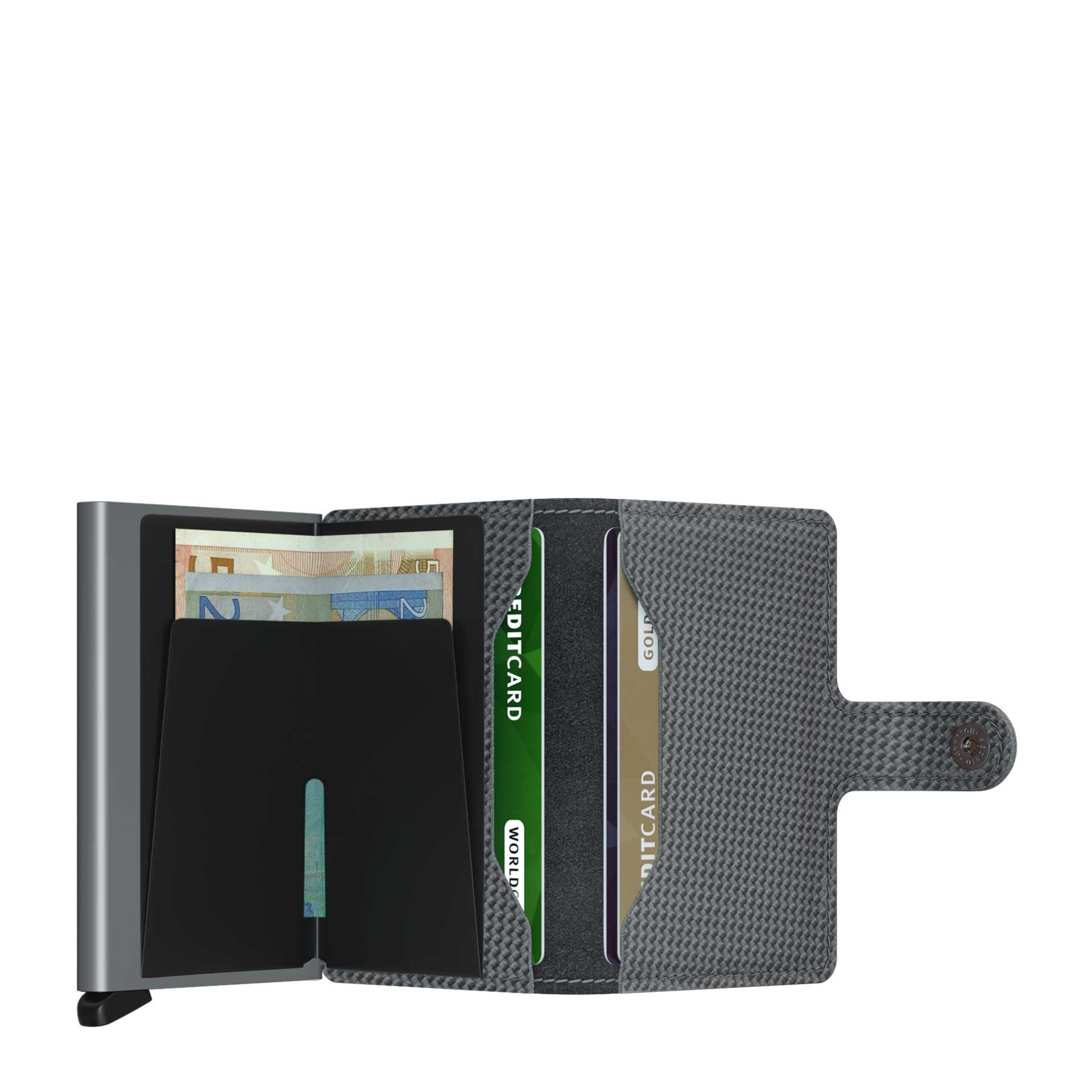 Secrid Carbon Miniwallet cool grey (AUF WUNSCH MIT GRAVUR)