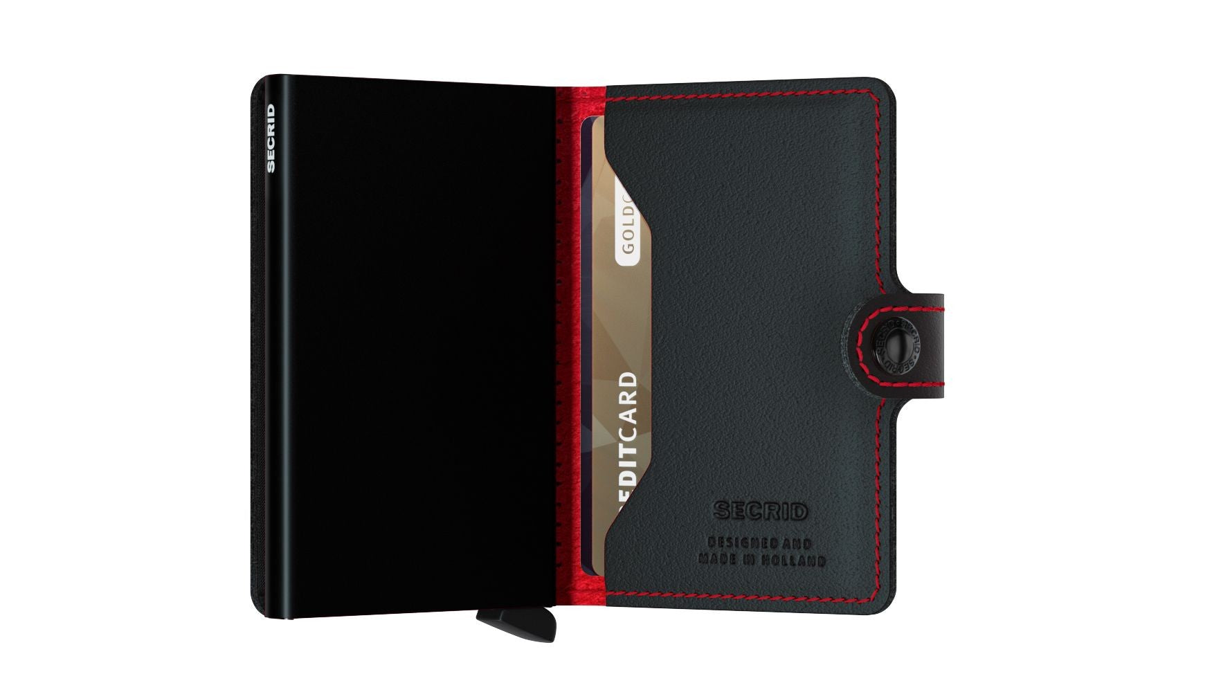 SECRID MINIWALLET CUBIC BLACK-TITANIUM (AUF WUNSCH MIT GRAVUR)