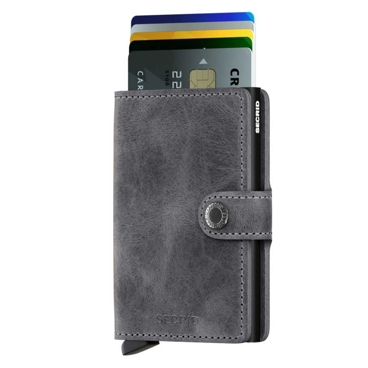 SECRID MINIWALLET CUBIC BLACK-TITANIUM (AUF WUNSCH MIT GRAVUR)