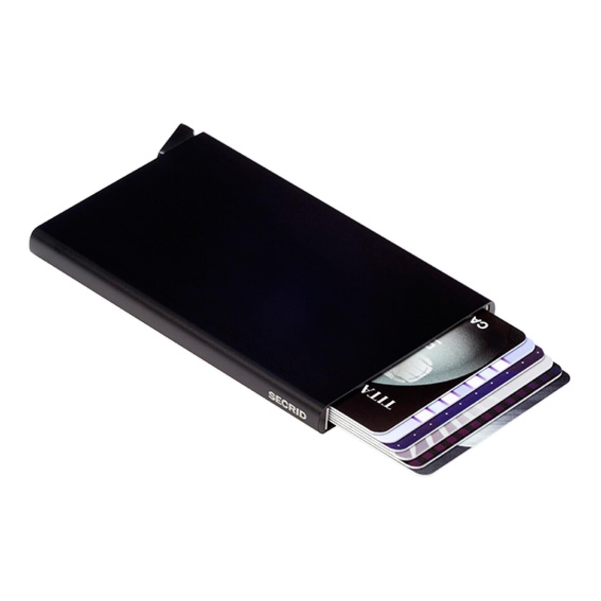 Secrid Carbon Miniwallet Schwarz (AUF WUNSCH MIT GRAVUR)