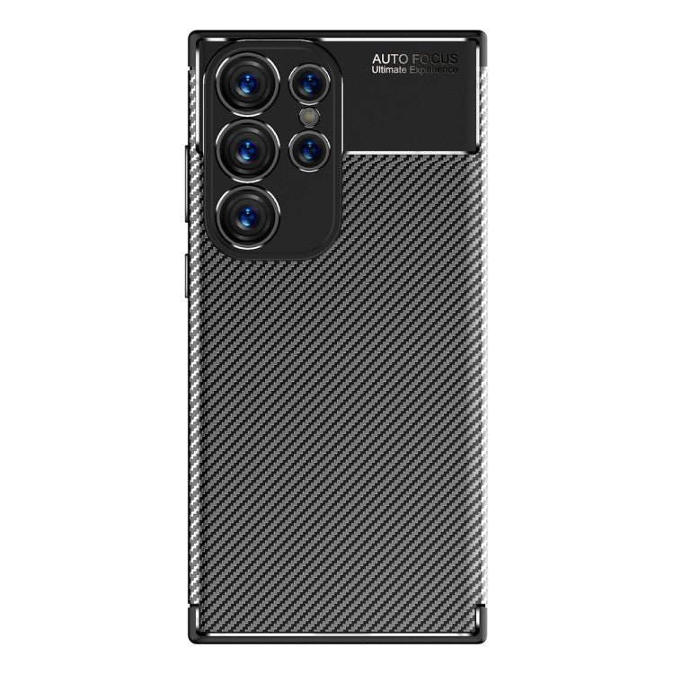 Samsung Galaxy S23 Ultra Carbon Fiber TPU Case Schwarz