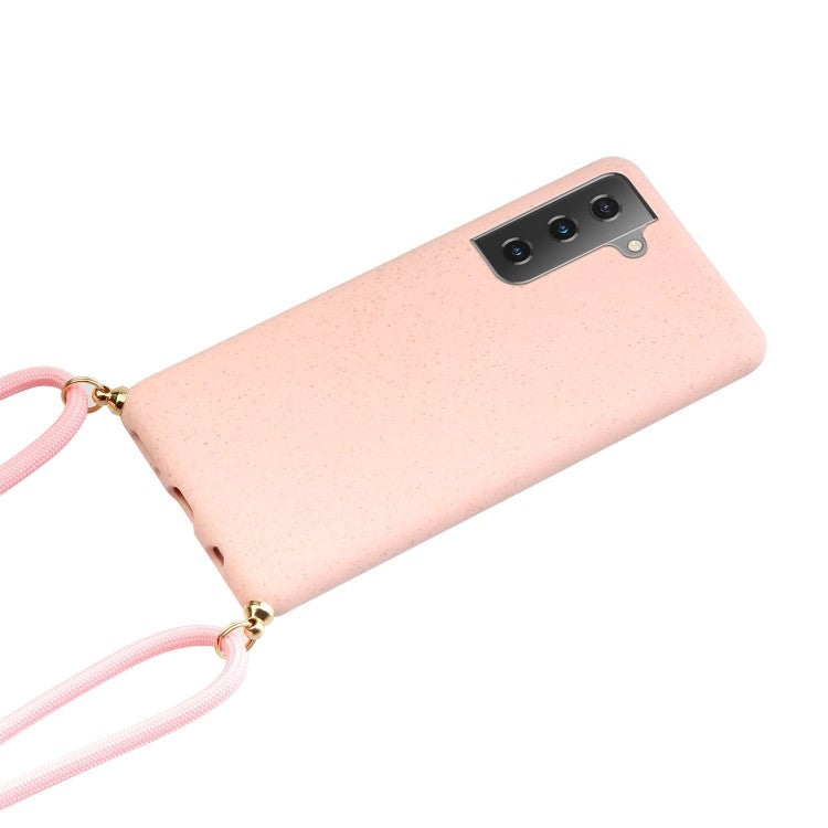 Samsung Galaxy A14 5G Necklace Silikon Case + Handykette Rosegold