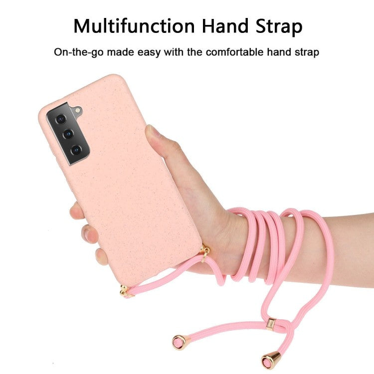 Samsung Galaxy A14 5G Necklace Silikon Case + Handykette Rosegold