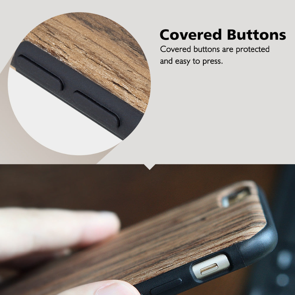 Walnuss Rock Case iPhone 6 und 6S