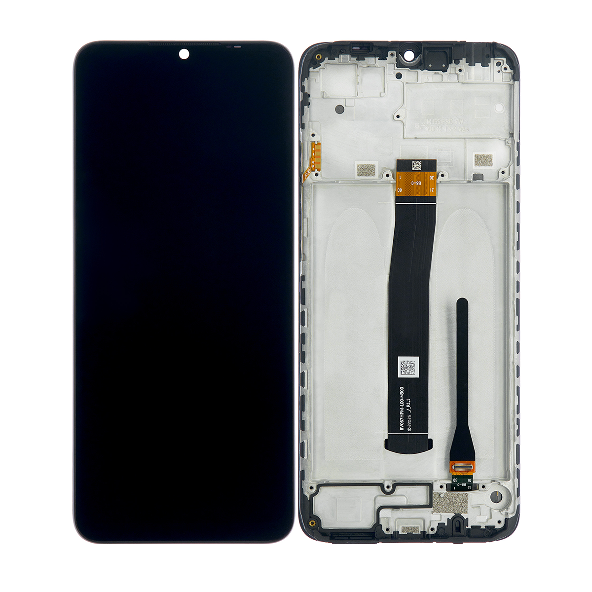Xiaomi Redmi 10C Display und Digitizer mit Rahmen, Graphitgrau (OEM)